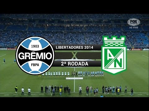 Gols - Grêmio 3 x 0 Atlético Nacional (COL) - Libertadores 2014  - 25/02/2014