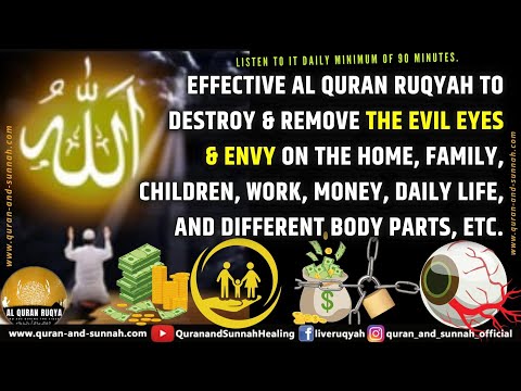 Ruqyah to Destroy & Remove the Evil Eye Envy on the Home, Family, Children, Work, Money, Daily Life.