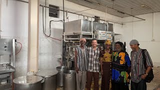 AfroAm’s owns (Taste of life) Tofu factory in Tema Ghana