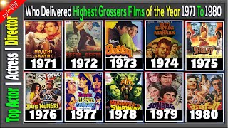 Top Highest Grossing Bollywood Movies 1971 to 1980