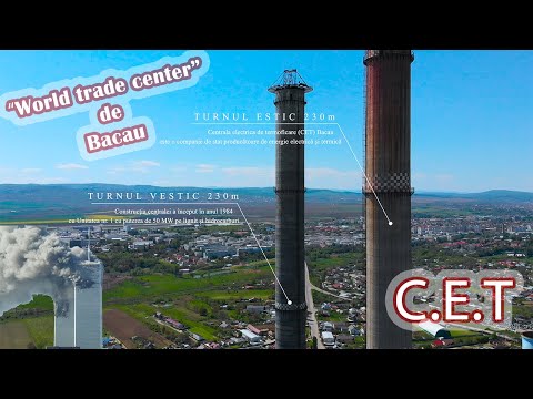 Centrala Electrică de Termoficare (CET) Bacău, cea mai înaltă construcție din Moldova?