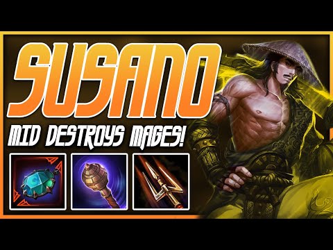SUSANO MID DESTROYS LATE GAME MAGES! - Ranked Conquest Season X #smite #smiteseason10