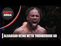 Abdul Razak Alhassan with the POWERFUL knockout at #UFCVegas67 | ESPN MMA
