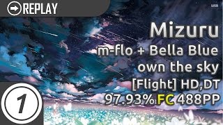 Mizuru | m-flo + Bella Blue - own the sky (el poco maro Remix) [Flight] +HD,DT | 97.93% 488pp