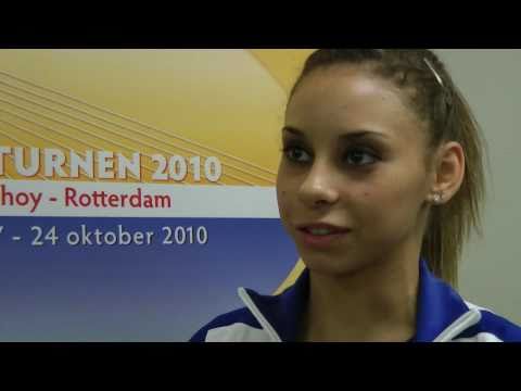 Mattie Larson Interview - After Podium Training - 2010 World Championships
