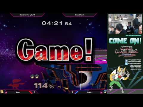 Road to Evo 1/14/17 - A-Dar (Fox) vs. Smile (Marth) - SSBM Grand Finals