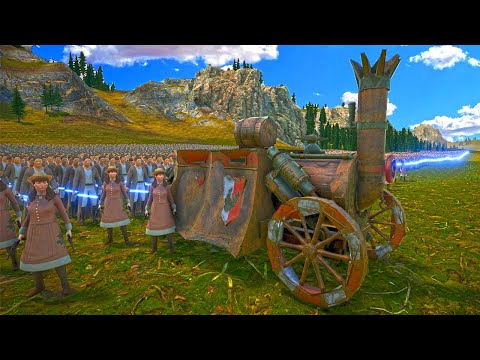 Steam tank & Annie Oakley Force against 2 million Slaanesh Daemonette, troll & Zombie !! UEBS 2