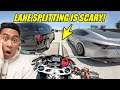 I TRIED LANE SPLITTING FOR THE FIRST TIME ON A PANIGALE V2