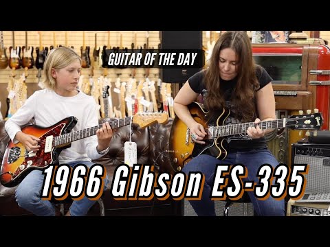 1966 Gibson ES-335 Sunburst | Guitar of the Day - Angela Petrilli