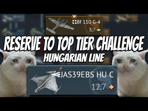 Playing the ENTIRE Hungary Fighter Line - Reserve to Top Tier
