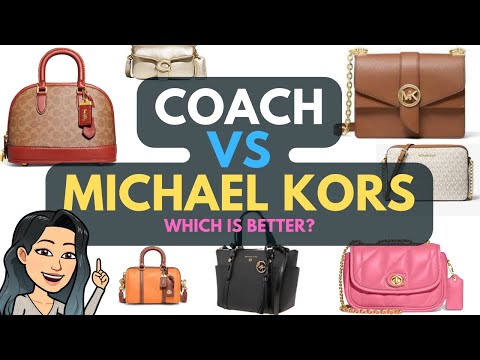 COACH VS MICHAEL KORS ! 🌸 Which is better? Coach Handbags or Michael Kors Handbags - BEST Handbags