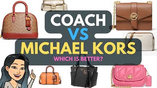COACH VS MICHAEL KORS ! 🌸 Which is better? Coach Handbags or