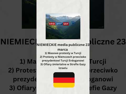 Niemieckie media publiczne 23 marca