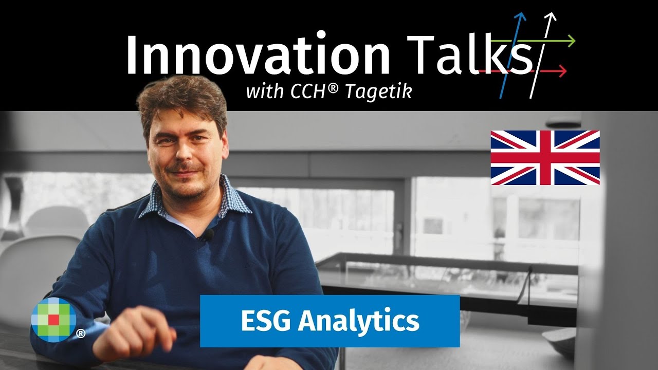 Making ESG reporting sustainable with AI | Innovation Talks with CCH® Tagetik