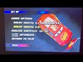 Cars 2011 DVD Menu Walkthrough THX Optimizer Easter Egg