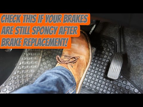 How to Fix a spongey Brake Pedal After You've Replaced your Brakes!