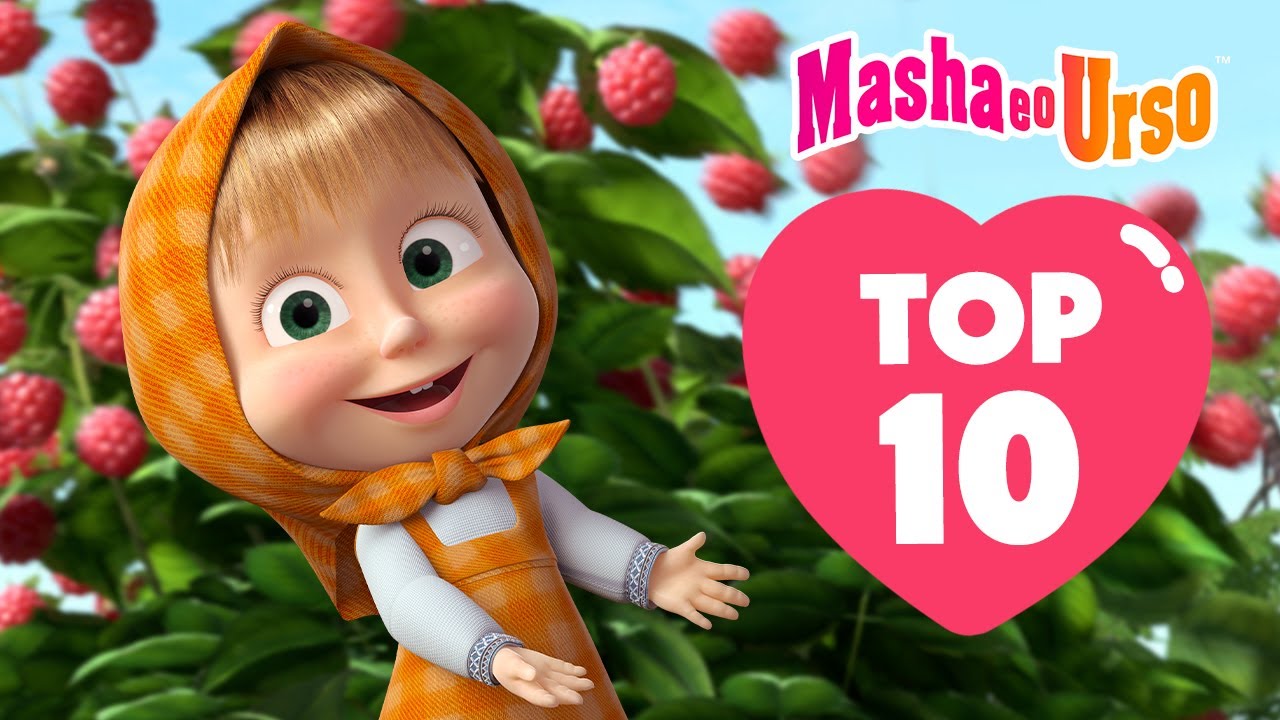 Masha e o Urso 👱‍♀️🐻 🔟 TOP 10: Melhores episódios antigos ✨📺 Coleção de desenhos animados