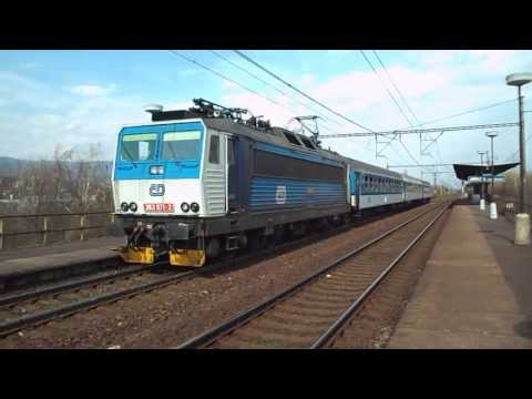 Odjezd vlaku Sp 1694 (ČD 363.071) - Jirkov zastávka, 18. 4. 2013