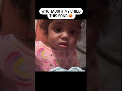 Look what my bm taught my daughter #sexxyred #poundtown #kid #singing