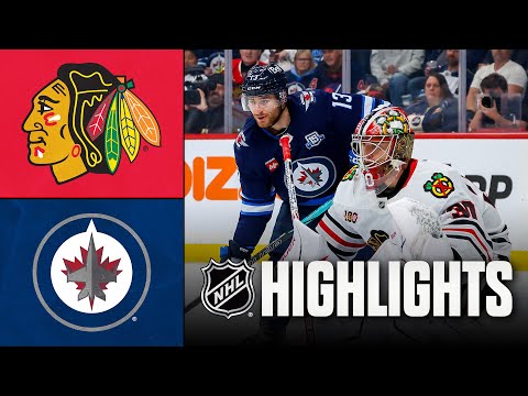 NHL Highlights | Blackhawks vs. Jets | October 30, 2025