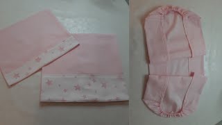 lenzuolo per carrozzina/culla neonato prima parte