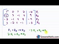 Gaussian Elimination And Gauss Jordan Elimination Four Variable Linear System