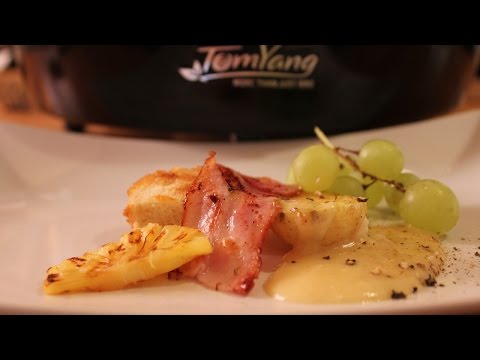 Cheese Fondue with the TomYang BBQ - Original Thai Grill & Hot Pot