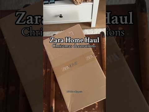 Zara home transporta decorações de Natal, encontrei as casas mais fofas para uma vila natalina. #zarahome