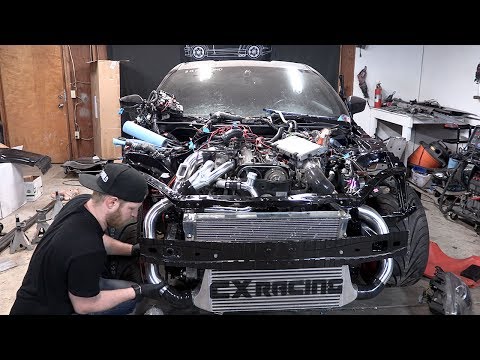 2JZ BRZ Pt 9 - Installing Radiator & Intercooler