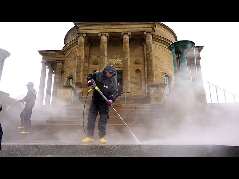 Grabkapelle auf dem Württemberg erhält Reinigung zum Saisonstart | STUGGI.TV