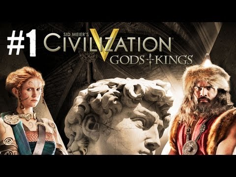 Civilization 5 - Gods and Kings Let's Play - Part 1 - The Roman Empire Begins