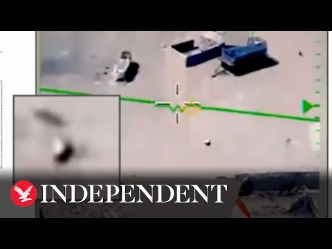Nasa releases footage of unidentifiable ‘spherical orb’ UFO flying through Middle East