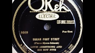 Louis Armstrong and His Hot Five: Sugar Foot Strut 1928