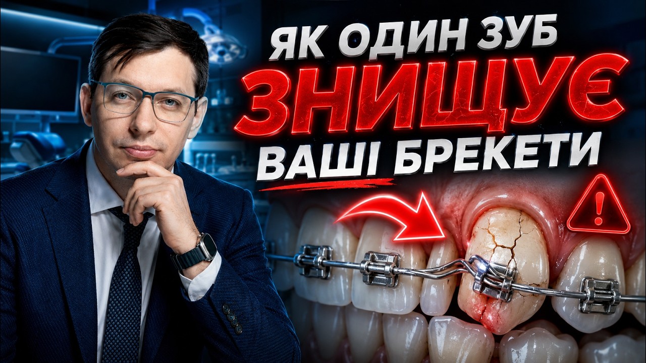 Як один зуб ЗНИЩУЄ ваш брекет