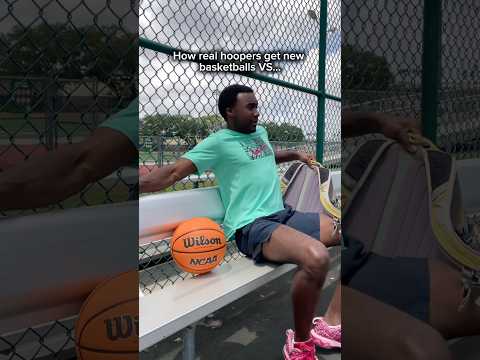 How fake vs real hoopers get a ball