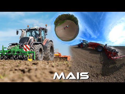Maisaussaat mit Fendt und Valtra 💯 I Maislegen + Vorbereitung