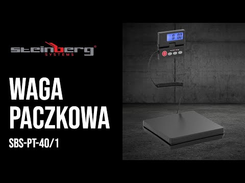 Video - Waga paczkowa - 40 kg / 1 g - terminal LCD - Basic