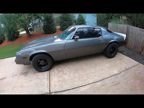 78 Camaro Restoration ep1 - New Race Star Wheels and BFG Radial T/A's!!