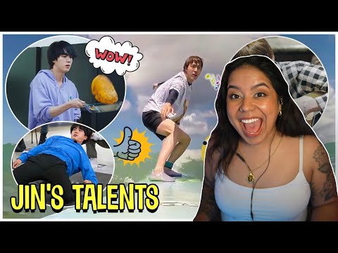kim seokjin's talents that will leave you shook 🤯 Jin Bias who is down HORRENDOUSLY reacts