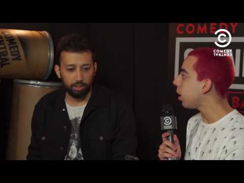 Lucas Selfie nos bastidores do #StandUpNoComedy - Guto Andrade