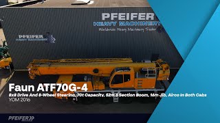 Grue tout-terrain FAUN ATF70G-4 8x8 Drive And 8-Wheel Steering, 70t Capac à vendre - Image 4 | Machineryline SN Grue tout-terrain FAUN ATF70G-4 8x8 Drive And 8-Wheel Steering, 70t Capac | Image 4 - Machineryline