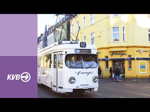 Historisches Köln: die Linie 12 im Jahr 1963