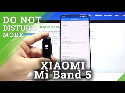 How to Activate Do Not Disturb Mode in XIAOMI Mi Band 5 – Silent Mode