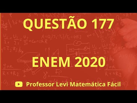 Questão 177 (Prova Presencial, versão cinza) Enem 2020