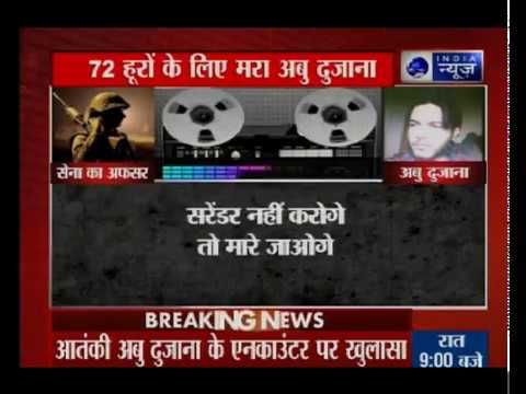 J&K: Abu Dujana refused to surrender which lead to his encounter