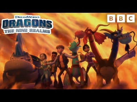 FIRE TORNADO! Dragons the Nine Realms - Follow the Lightning Part 1 Sneak Peek | CBBC