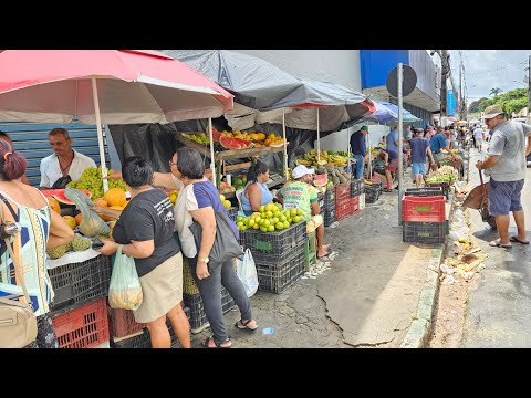 MORENO PE feira do sábado movimentação muita gente comprando tudo barato 2026