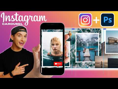 HOW TO CREATE A SEAMLESS INSTAGRAM CAROUSEL | Photoshop Tutorial
