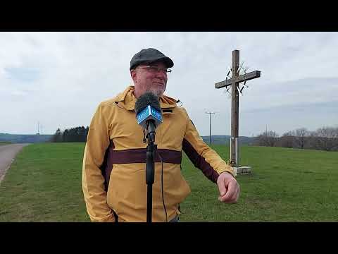 Osterfeuer am Gipfelkreuz in Bann