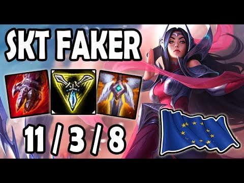 SKT T1 Faker IRELIA vs RUMBLE [ MID ] Lol Master EUW